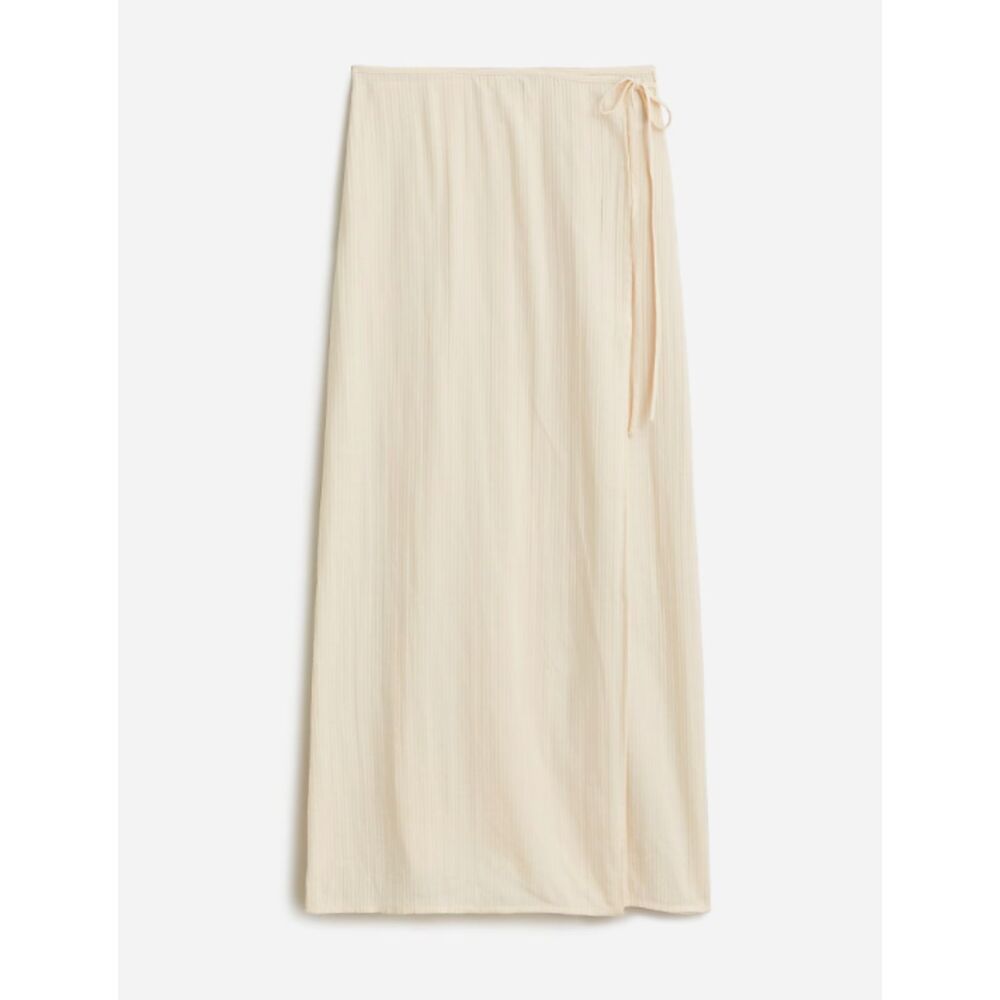 J. Crew Side-tie beach skirt in airy gauze - Size L